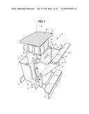 TELESCOPING OBSERVATION CHAIR ASSEMBLY INCLUDING SEAT AND FOOTREST diagram and image