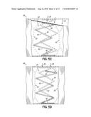 Pocketed Spring Assembly Comprising Strings of Springs Having Non-Linear     Separating Seams diagram and image