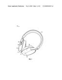 Over-the-ear headphones configured to receive earpieces diagram and image