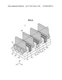 SEMICONDUCTOR DEVICES INCLUDING A DUMMY GATE STRUCTURE ON A FIN diagram and image