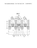 SEMICONDUCTOR DEVICES INCLUDING A DUMMY GATE STRUCTURE ON A FIN diagram and image