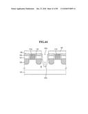 SEMICONDUCTOR DEVICES INCLUDING A DUMMY GATE STRUCTURE ON A FIN diagram and image