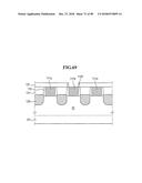 SEMICONDUCTOR DEVICES INCLUDING A DUMMY GATE STRUCTURE ON A FIN diagram and image