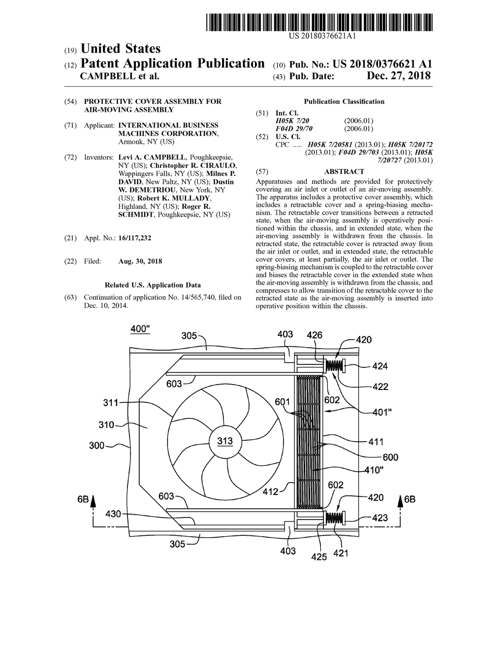 PROTECTIVE COVER ASSEMBLY FOR AIR-MOVING ASSEMBLY - diagram, schematic, and image 01